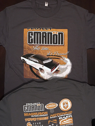 project challenger t-shirt